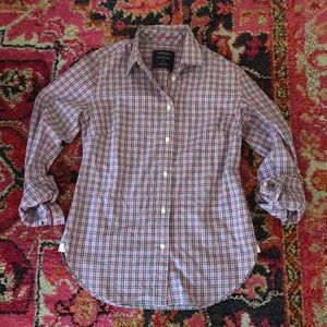 American Eagle- plaid, “Favorite” button down
